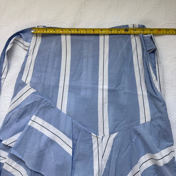 Zara Asymmetrical Blue and White Skirt NWOT - Picture 6 of 11